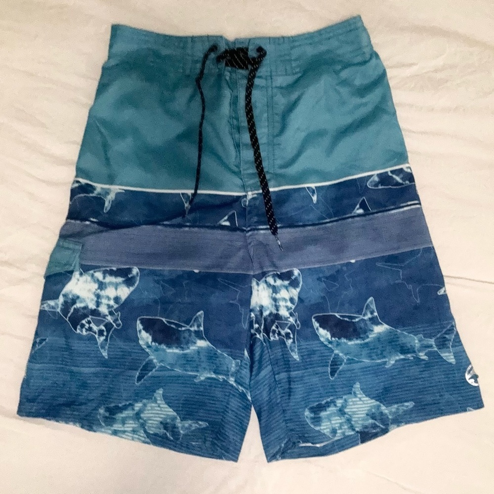 Ocean Current Aqua Swim Shorts